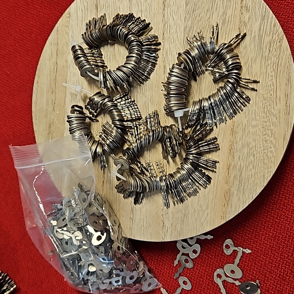 Silvertone luggage diary baggage locket keys craft artwork collage DIY Pinterest - Picture 6 of 6